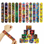 FNAF Penkios naktys su Freddy Snap Apyrankės Pinata Žaislas Smulkmenos/&Scaron;ventės Mai&scaron;elių Įdarai Slap Apyrankė Vaikui Berniukui Mergaitei Gimtadienio &Scaron;ventės dovanos 30pcs black