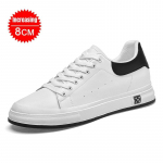 Kylantys Batai Vyrams 6cm 8cm 10cm Pakylanti Plok&scaron;telė Batai Balti Platforminiai Vyri&scaron;ki Sportbačiai Paslėptas Auk&scaron;čio Didinimas Sportiniai Laisvalaikio Batai 2026 40 white
