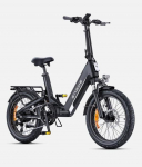 ENGWE L20 3.0 BOOST sulankstomas elektrinis dviratis &ndash; 135 km atstumas, 75 Nm sukimo momentas, pilna pakaba ir IPX7 atsparumas vandeniui juoda