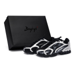 Nike Air Zoom Spiridon Cage 2 Sidabriniai Bėgimo takui Atsparūs dilimui Žemi Laisvalaikio batai Vyri&scaron;ki Juodi Pilki Sidabriniai HM8497-010(Team80-S-BOX) 43 black