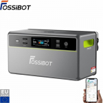 Balkoninė saulės energijos stotelė FOSSiBOT FBP1200, LiFePO4 baterija 1958Wh, APP/MPPT/balkonui/AI