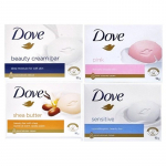 Dove Muilo grožio plytelė 90g 8 vnt. pakuotė, 8 vnt., Taukmedžio sviestas white