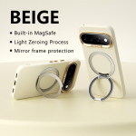 Prabangus 360&deg; besisukantis magnetinis stovas, odos pojūčio dėklas Google Pixel 11 Pro XL 10A, atsparus smūgiams, Magsafe, metalinis objektyvo dangtelis Google Pixel 10 Pro