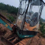 Mini ekskavatoriaus automobilio uždangalas &Scaron;iltas stogelis Storas PVC Vėjui atsparus Tinka Bobcat 17 20 For Bobcat 20