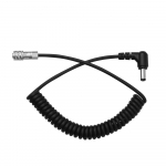 &bdquo;Blackmagic Pocket Cinema Camera 4K&ldquo; (BMPCC 4K) vaizdo kameros užrakinimas nuolatinės srovės maitinimo laido laidas juoda