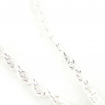 Altesse [H3005] - Bracelet Argent 'Corde' 18 cm 3 mm