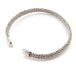 Les Tr&eacute;sors De Lily [J8720] - Bracelet bras 'Chor&eacute;graphie' argent&eacute; sidabras