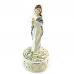 Les Tr&eacute;sors De Lily [N5154] - Coffret &agrave; Bijoux 'Vierge Marie' blanc