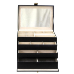 Davidt's [Q9610] - Coffret &agrave; Bijoux 'Victoria' noir - 35. 5x25x25 cm