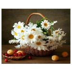 &bdquo;Pasidaryk pats&ldquo; deimantinė tapyba kryžminio dygsnio derva rankdarbiai Nuotraukos deimantinis siuvinėjimas Daisy Gėlių mozaika Amatai 20X30CM