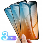3 vnt. pilnai dengianti ekrano apsauga, skirta Samsung Galaxy A15 A52 A55 A54, skirta iPhone 16 Pro XiaoMi Mi 9 RedMi Note 14 12 13 15 Huawei grūdintas stiklas Huawei P30 juoda