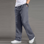 M-6XL Vasariniai vyri&scaron;ki verslo laisvo kirpimo apatiniai drabužiai, sugeriantys prakaitą, ploni, kvėpuojantys tiesaus kirpimo kasdieniai kelnės 2XL