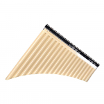 18 Vamzdžių Panpipes C Key Pan Pipes su kandikliu pradedantiesiems studentams juoda