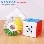 GAN 356 X V2 Magnetiniai magi&scaron;ki kubeliai 3x3x3 Profesionalūs Gan 356X V2 greičio magnetai Dėlionės kubas Gan356 Cubo Magico Gan Cube