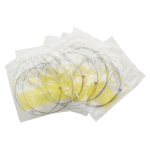 6 vnt elektrinės gitaros stygos, nikeliuotos, plieninės &scaron;erdies 6 stygų rinkinys, supakuotas atskirai