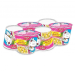 Nissin Mini Cup Doraemon greitai paruo&scaron;iamų makaronų vi&scaron;tiena su kukurūzų skoniu 40 g. x 6 vnt