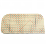 Kar&scaron;to lyginimo liniuotė Patchwork Tailor Craft siuvimo reikmenų matavimo įrankis geltona