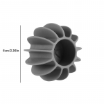 Silikoninis magi&scaron;kas skalbinių kamuoliukas daugkartinio naudojimo rūbai plaukų valymo priemonė naminių gyvūnėlių plaukų &scaron;alinimo priemonė skalbimo ma&scaron;ina kačių plaukų gaudyklė skalbimo kamuolys 1PC pilka