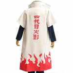 Namikaze Minato Cosplay i&scaron; animacinių filmų kostiumų 4th Hokage Cloak Uzumaki Cartoon Cape Cosplay kostiumo apranga L