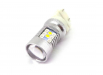 2 szt żar&oacute;wka LED 3157, P27/7W 12-24V 2000lm CANBUS biało-czerwona Off-Road