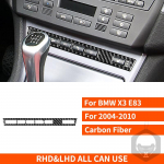 Skirtas BMW X3 E83 2004 2005 2006 2007 2008 2009 2010 Anglies pluo&scaron;to lipdukas Centrinio valdymo pavarų dėžės i&scaron;leidimo angos interjeras automobiliui 12.1
