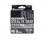 Seaguar P.E valas R18 Seabass 150m Dydis 0.6 11lb Stealth Gray (8238) pilka spalva