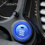 Automobilio variklio užvedimo ir sustabdymo mygtuko uždegimo įtaiso dangtelis, skirtas &bdquo;Mitsubishi Outlander&ldquo; 2014 2015 2016 2017 2018 raudona