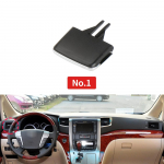 Automobilio interjero aksesuarai Priekinės centrinės oro kondicionieriaus ventiliacijos angos skirtukas Apkabos Remonto rinkinys, skirtas Toyota ALPLARD NO.1 gray