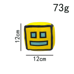 Naujas produktas Geometry Dash Pliu&scaron;inis Geometry Sprint žaidimas Pliu&scaron;inė žaislinė lėlė 12cm
