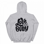 Love Your Body Juokingas gobtuvas Moteri&scaron;ki megztiniai Megztiniai Megztiniai Citata Estetinė mada Unisex medvilniniai vir&scaron;utiniai palaidinukai Laisvalaikiai megztiniai megztiniai S