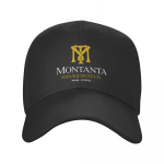 &bdquo;Vintage Montana Management Company&ldquo; beisbolo kepuraitė lauko unisex moterų reguliuojamo rando formos &bdquo;Pacino Gangster&ldquo; filmas &bdquo;Tėčio skrybėlė vasara&ldquo; Baseball Cap