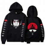 Itachi Hoodie Anime Megztinis Uzumaki Akatsuki Sakura Kakashi Sasuke Hinata Hyuga Harajuku Megztiniai Vyri&scaron;ki Moteri&scaron;ki Drabužiai M juoda