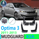 skirtas KIA Optima 3 K5 TF 2011 2012 2013 SX SXL hibridinio automobilio sparnas, purvasaugis purvasaugis, apsaugas nuo purslų