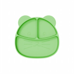 Animacinis filmas Liūtas kūdikiui, padalintas siurbiamasis dubuo Maisto klasės silikoninis vakarienės maitinimo lėk&scaron;tė Vaikų lėk&scaron;tė 1PC geltona