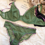 Prancūzi&scaron;kas itin plonas apyrankės apatinis trikotažas moterims apatinis trikotažas Sexy Deep V Push Up liemenėlės rinkinys Vasaros komfortas, kvėpuojantis apatinis trikotažas ir kelnaitės L