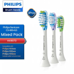 3 vnt. &bdquo;Philips&ldquo; &scaron;epetėlio galvučių keitimai: Philips HX3, HX6, HX9 elektriniai dantų &scaron;epetėliai HX9043 HX9053 HX9063 HX9073