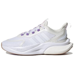 Adidas Alphabounce+ Balti Kolegijos Violetiniai Moteri&scaron;ki Sportbačiai Debesėlio Baltumo Komandos-Kolegijos-Violetiniai HP6150 38 white