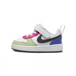 Nike Court Borough Low Recraft TD Balti daugiaspalviai kūdikių sportbačiai Fierce-Pink &Scaron;viesiai ultramarininiai Tamsiai obsidiano DV5458-108 22