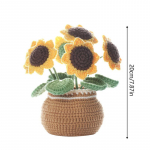 1 pakuotė angli&scaron;ka instrukcijų knygelė Gėlė, didelis vazoninis ornamentas &bdquo;pasidaryk pats&ldquo; vilnos siūlų nėrimo medžiagos pakuotė