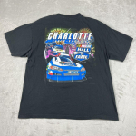 Vintažiniai NASCAR &Scaron;lovės muziejaus &Scaron;arlotės lenktynių grafikos automobiliai unisex mar&scaron;kinėliai S