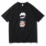 Jujutsu Kaisen mar&scaron;kinėliai Madingi Unisex Harajuku Juokingi Kawaii Yuji Megumi Gojo mar&scaron;kinėliai Unisex Anime Unisexga Medvilniniai mar&scaron;kinėliai Korėjos unisex 2XL