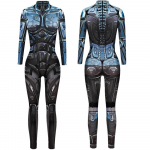 Punk Gothic Jumpsuit Catsuit Sexy Women Cosplay kostiumai Helovinas Bodysuit M