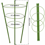 1 vnt. Augalų atraminiai pomidorų narvai sodui, maži pomidorų narveliai ir atramos su reguliuojamais žiedais sodo vazonams, sodinukų pomidorų grotelių žiedai 1PC
