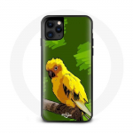 Coque Iphone 11 pro max Perruche jaune