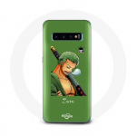 Coque pour Samsung Galaxy s10 edge One piece Manga Zoro ep&eacute;e