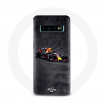 Coque pour Samsung Galaxy S10 edge Formule 1 Max Verstappen F1 noir rouge et jaune