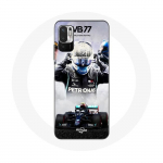 Coque pour Xiaomi Redmi Note 10T 5G Formule 1 Valtteri Bottas pilote de course F1 Noir