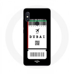 Coque pour Xiaomi Redmi Note 5 Pro Billet d'avion Dubai