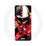 Coque pour Samsung Galaxy S20 FE Formule 1 Sebastian Vettel F1 Rouge