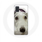 Coque pour Samsung Galaxy A51 5G L&eacute;vrier greyhound Race de chiens